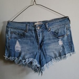 Altered state distressed shorts